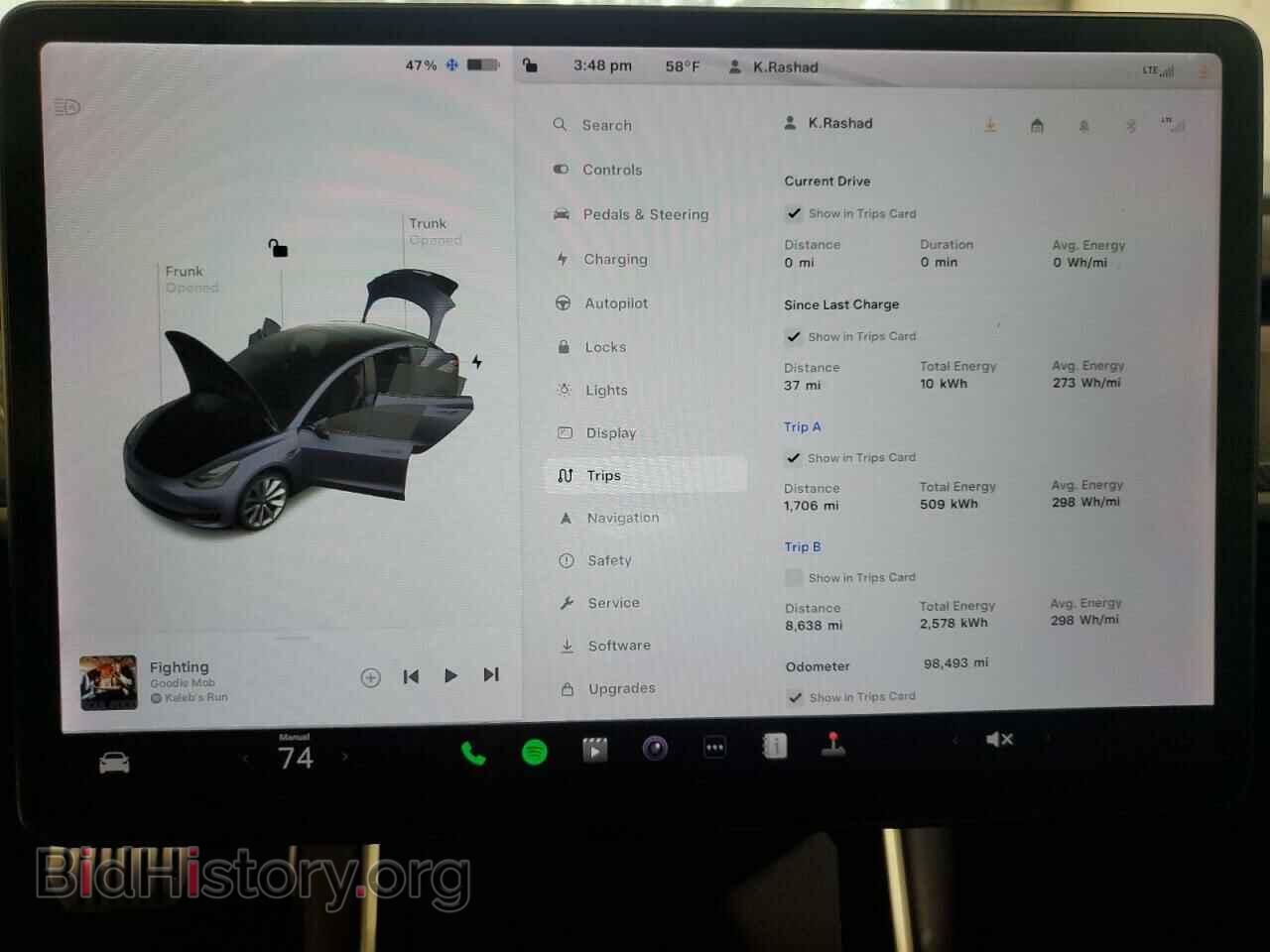 2018 TESLA MODEL 3 - VIN: 5YJ3E1EA5JF024089 - Фото 9
