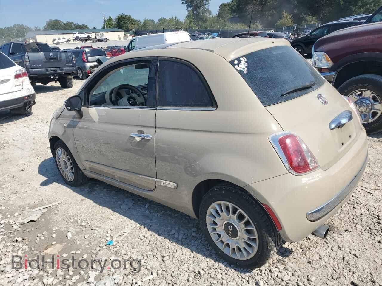2012 FIAT 500 - VIN: 3C3CFFCR8CT106362 - Фото 2