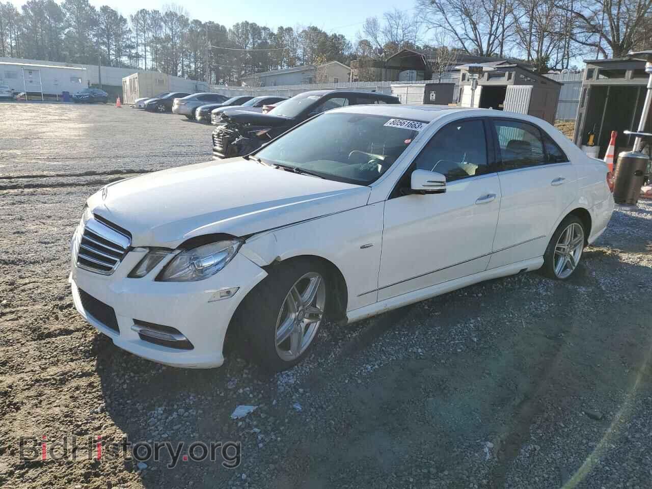 Photo WDDHF5KB9CA641830 - MERCEDES-BENZ E-CLASS 2012