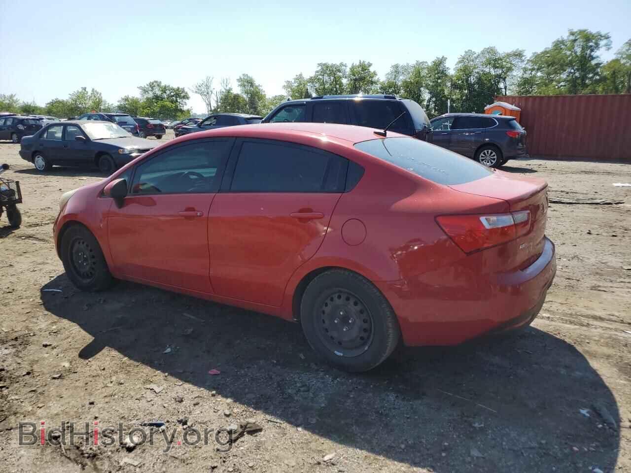 2014 KIA RIO - VIN: KNADM4A35E6378709 - Фото 2