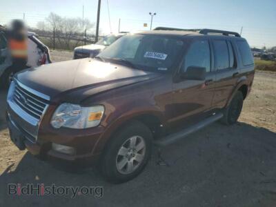 2010 Ford EXPLORER Explorer X, burgundy — VIN 1FMEU7DE7AUA39893, Copart