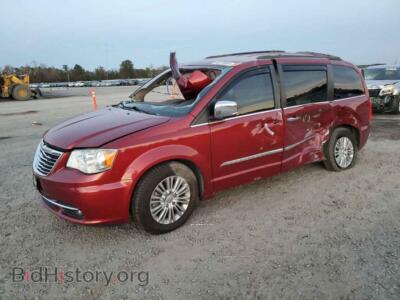 2015 Chrysler MINIVAN Touring L, красный — VIN 2C4RC1CG2FR603205, Copart