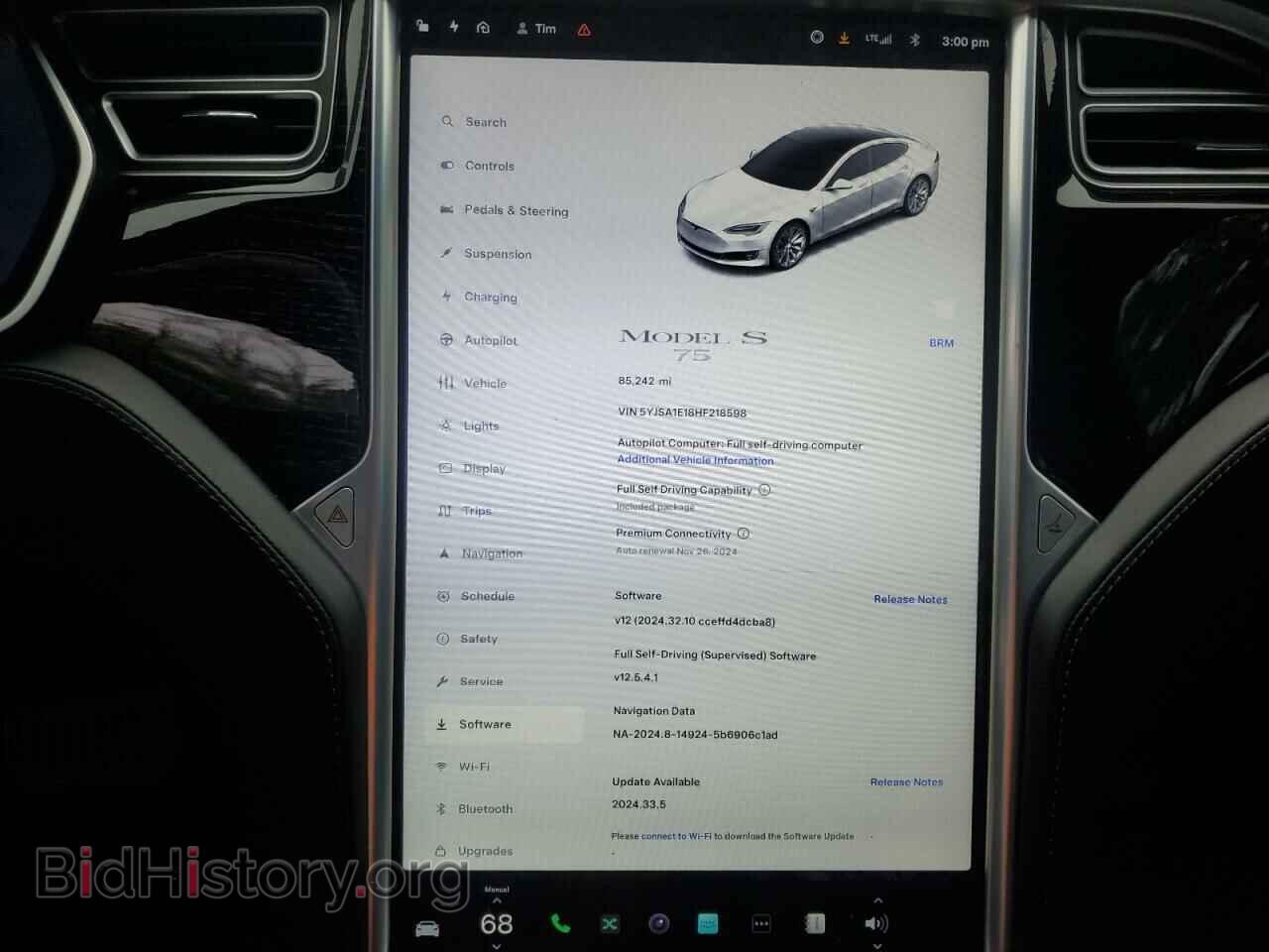 2017 TESLA MODEL S - VIN: 5YJSA1E18HF218598 - Photo 9