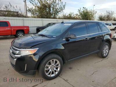 2014 Ford EDGE Limited, black — VIN 2FMDK3KC6EBA82841, Copart