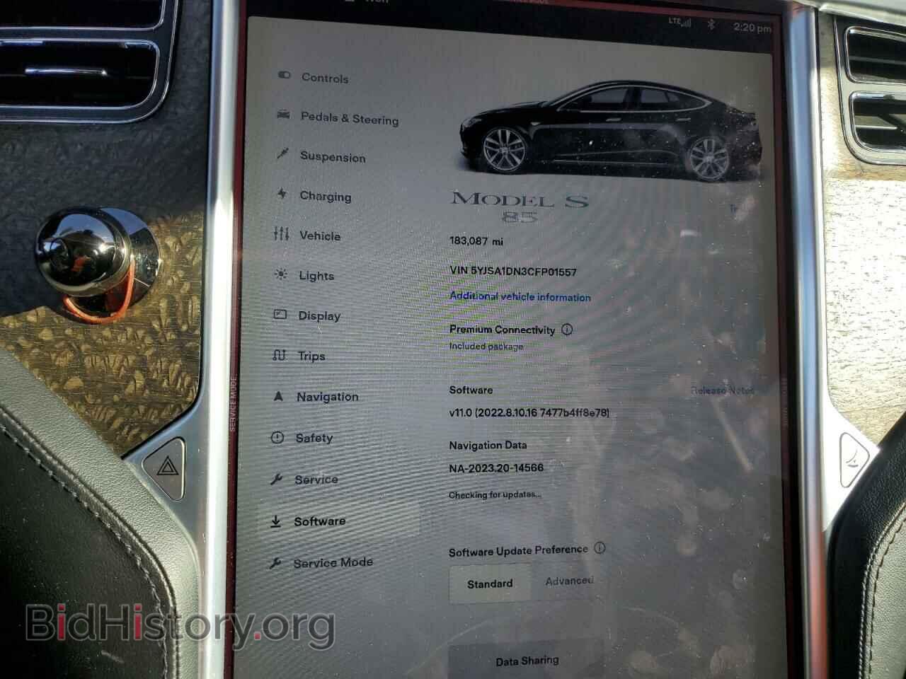 2012 TESLA MODEL S - VIN: 5YJSA1DN3CFP01557 - Photo 9