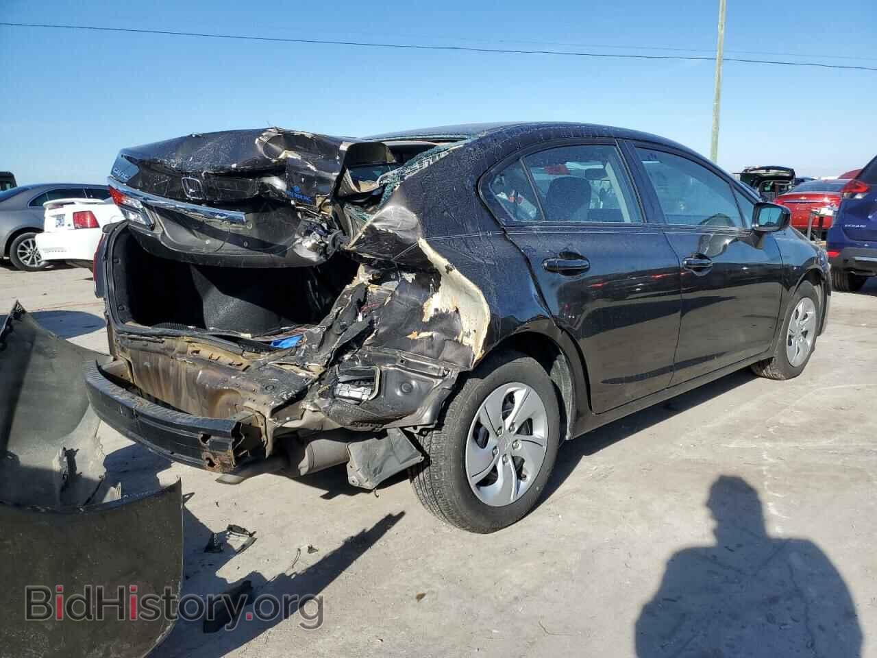 2014 HONDA CIVIC - VIN: 2HGFB2F55EH513039 - Фото 3