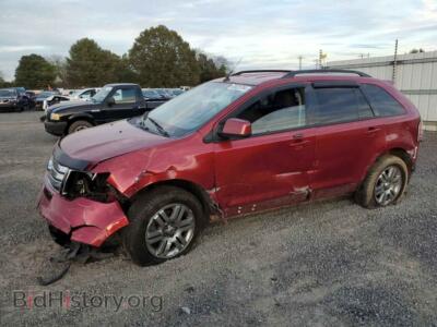 2007 Ford EDGE SEL, red — VIN 2FMDK48C97BB13578, Copart