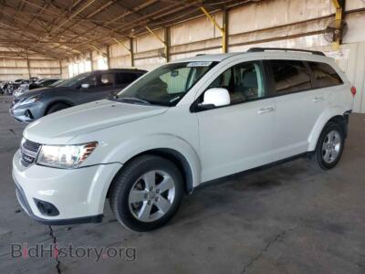 2012 Dodge JOURNEY SXT, белый — VIN 3C4PDCBB3CT394278, Copart