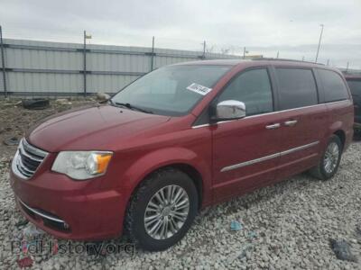 2016 Chrysler MINIVAN TOURING L, red — VIN 2C4RC1CGXGR304580, Copart