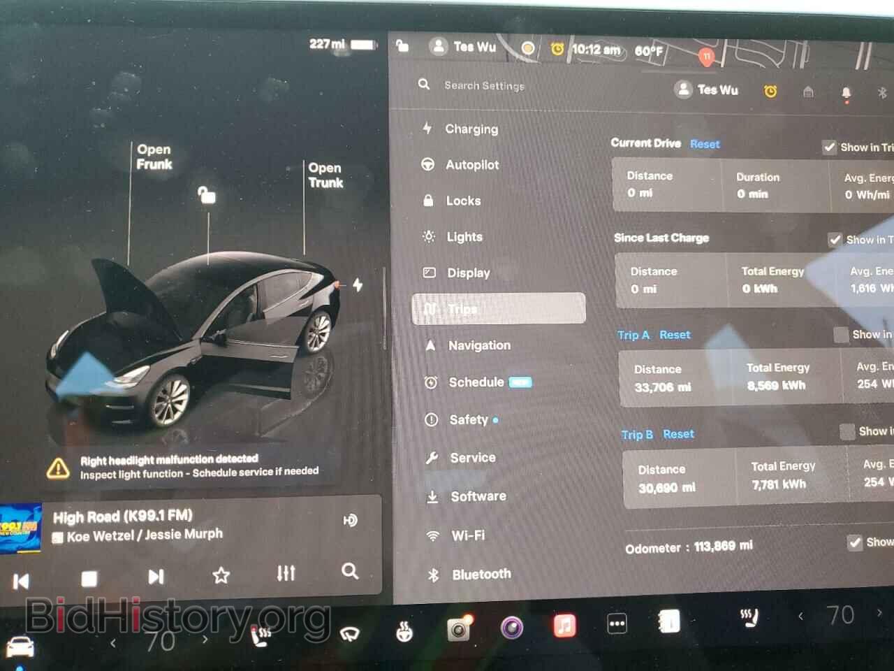2022 TESLA MODEL 3 - VIN: 5YJ3E1EA6NF187730 - Photo 9