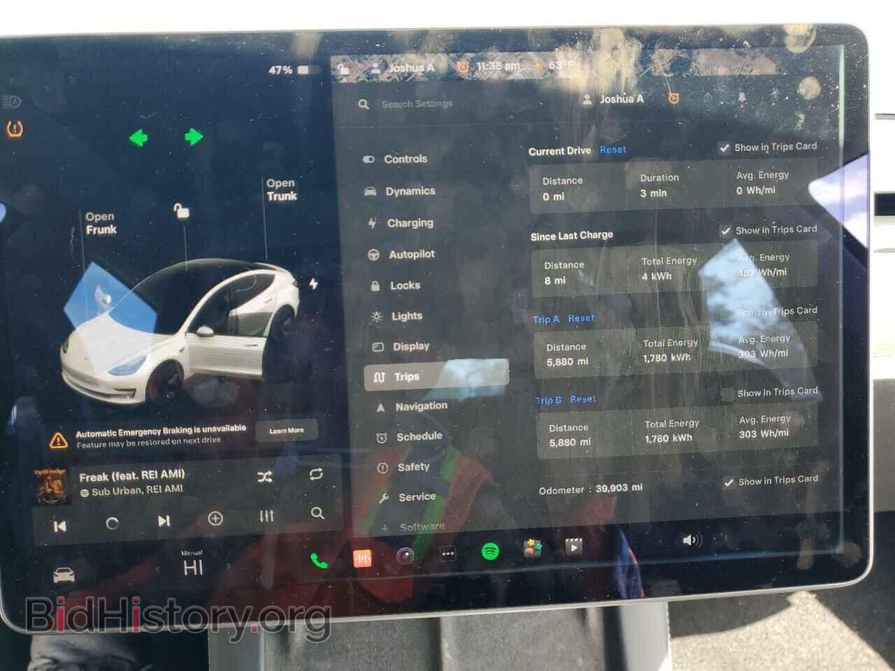 2021 TESLA MODEL 3 - VIN: 5YJ3E1EA0MF976356 - Фото 9