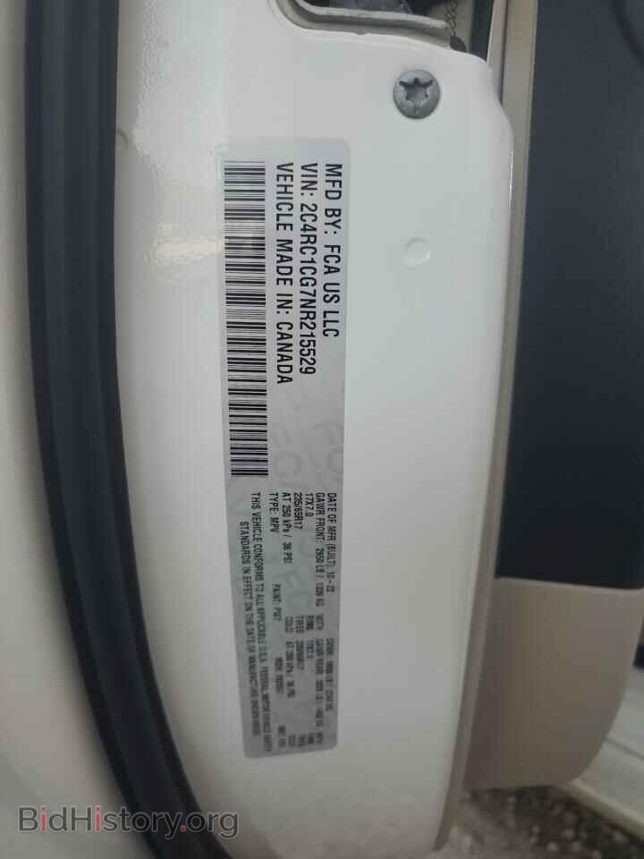 2022 CHRYSLER MINIVAN - VIN: 2C4RC1CG7NR215529 - Photo 13