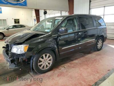 2014 Chrysler MINIVAN Touring, черный — VIN 2C4RC1BGXER447401, Copart