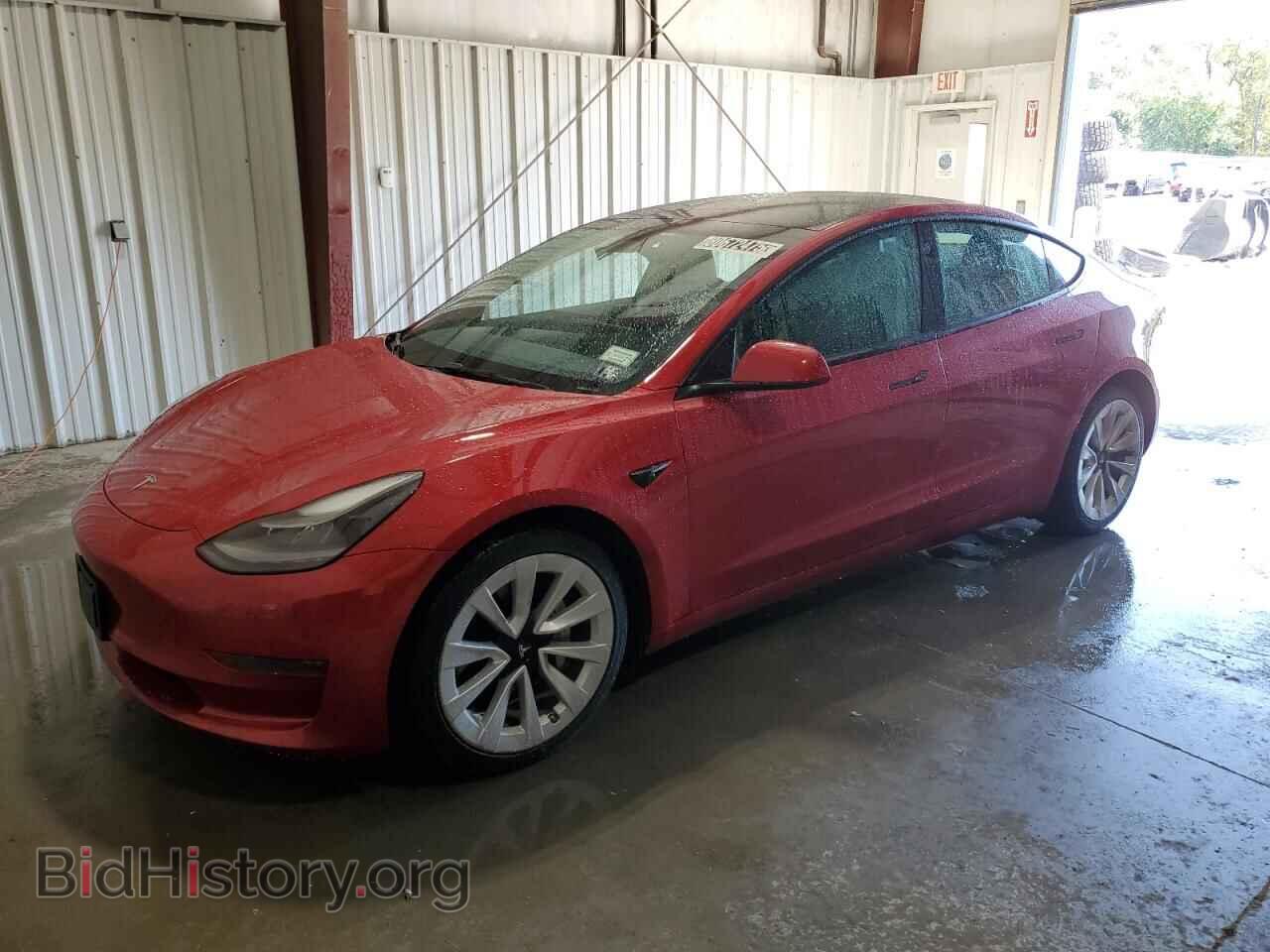 Photo 5YJ3E1EA7NF190152 - TESLA MODEL 3 2022
