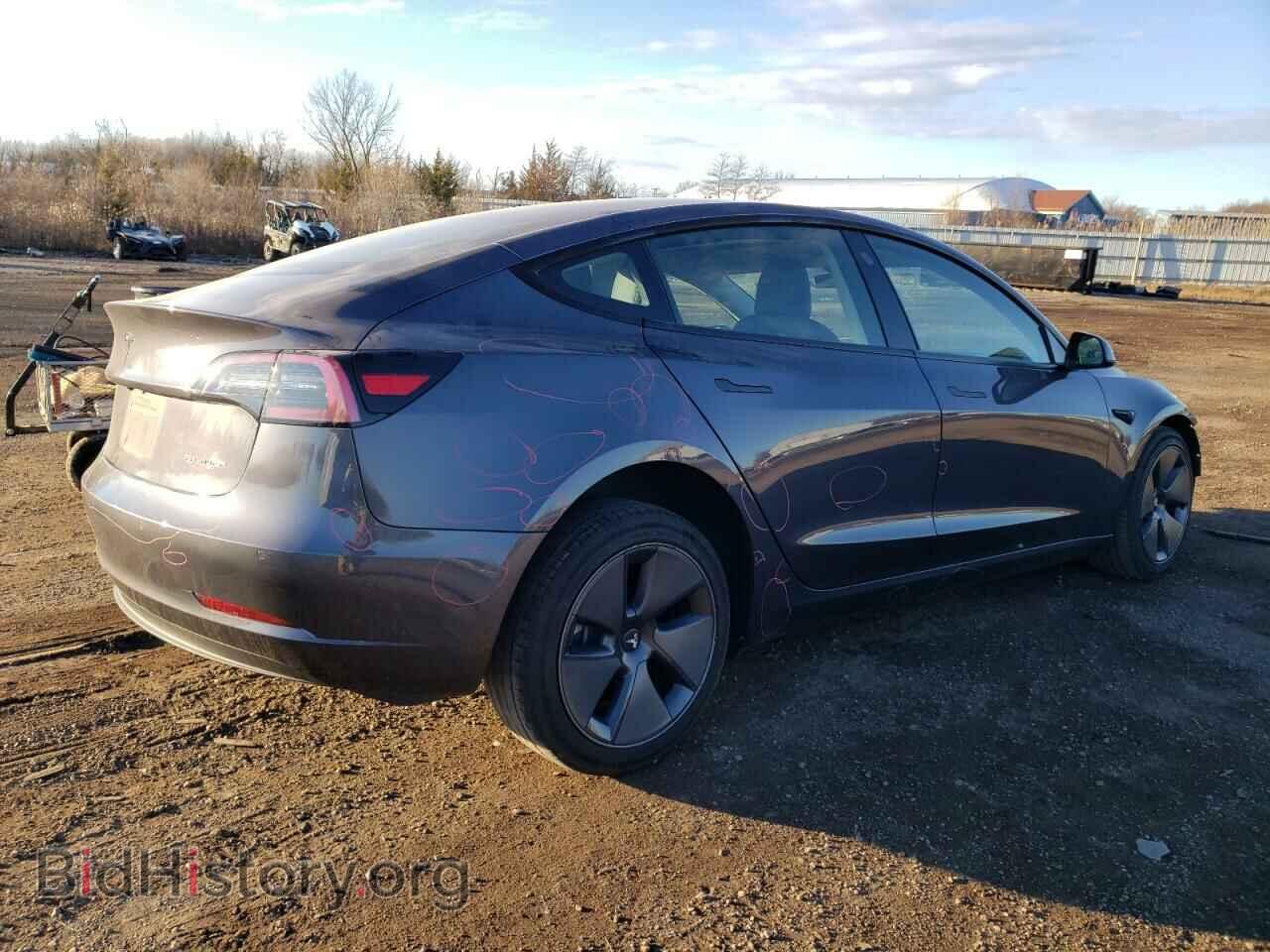 2022 TESLA MODEL 3 - VIN: 5YJ3E1EB2NF156886 - Фото 3