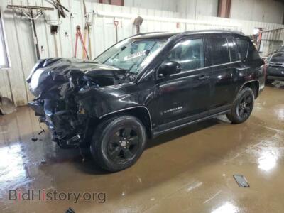 2014 Jeep COMPASS Latitude, черный — VIN 1C4NJCEA4ED533328, Copart