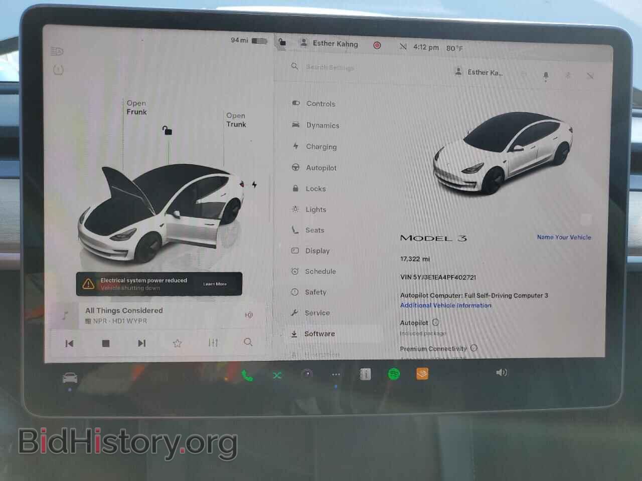 2023 TESLA MODEL 3 - VIN: 5YJ3E1EA4PF402721 - Photo 9