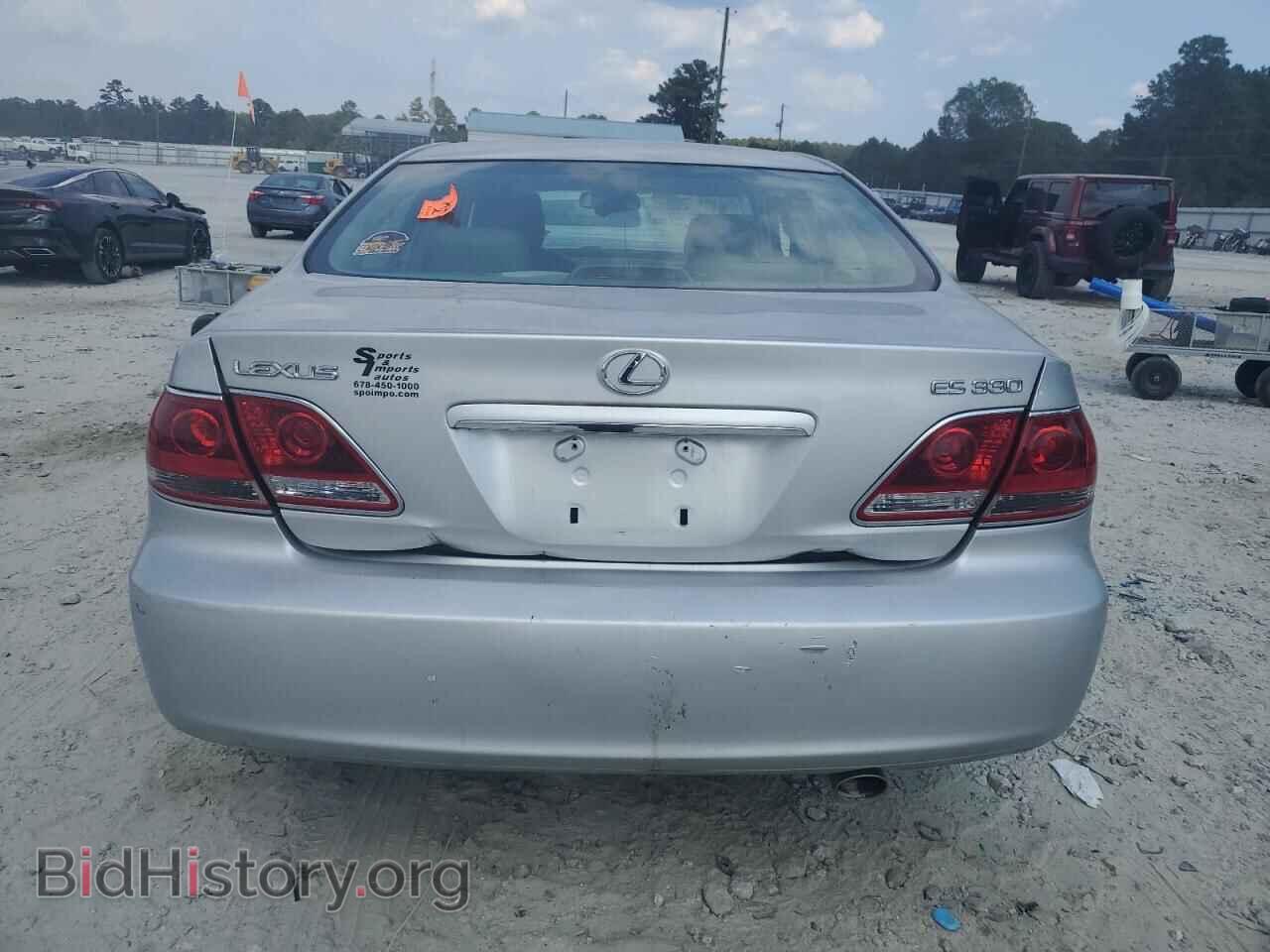 2006 LEXUS ES330 - VIN: JTHBA30G965144368 - Фото 6