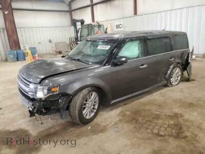 2015 Ford FLEX SEL, black — VIN 2FMGK5C89FBA14487, Copart