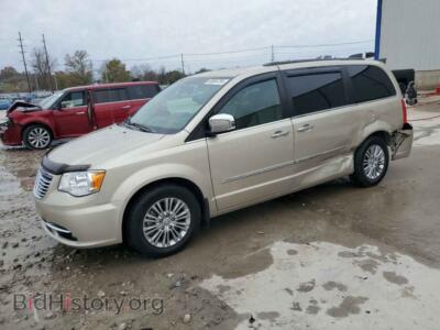 2015 Chrysler MINIVAN Touring L, gold — VIN 2C4RC1CG7FR539971, Copart