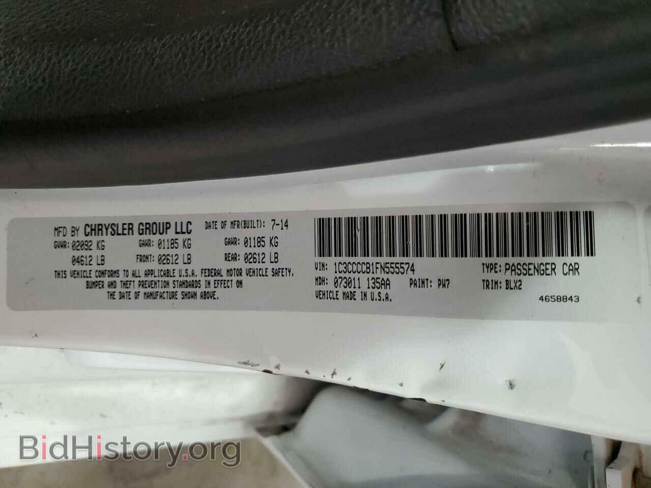 2015 CHRYSLER 200 - VIN: 1C3CCCCB1FN555574 - Photo 14