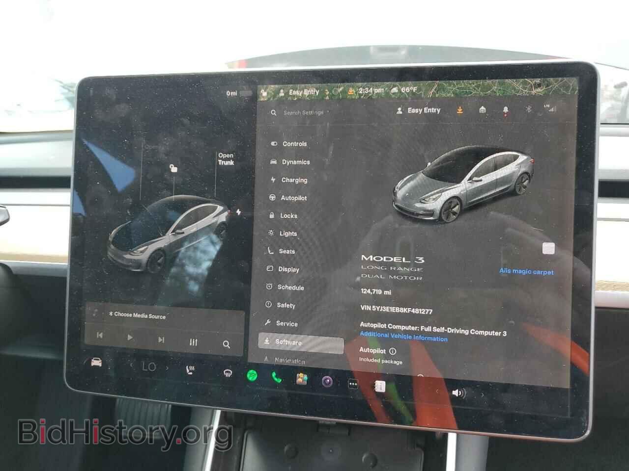 2019 TESLA MODEL 3 - VIN: 5YJ3E1EB8KF481277 - Фото 9