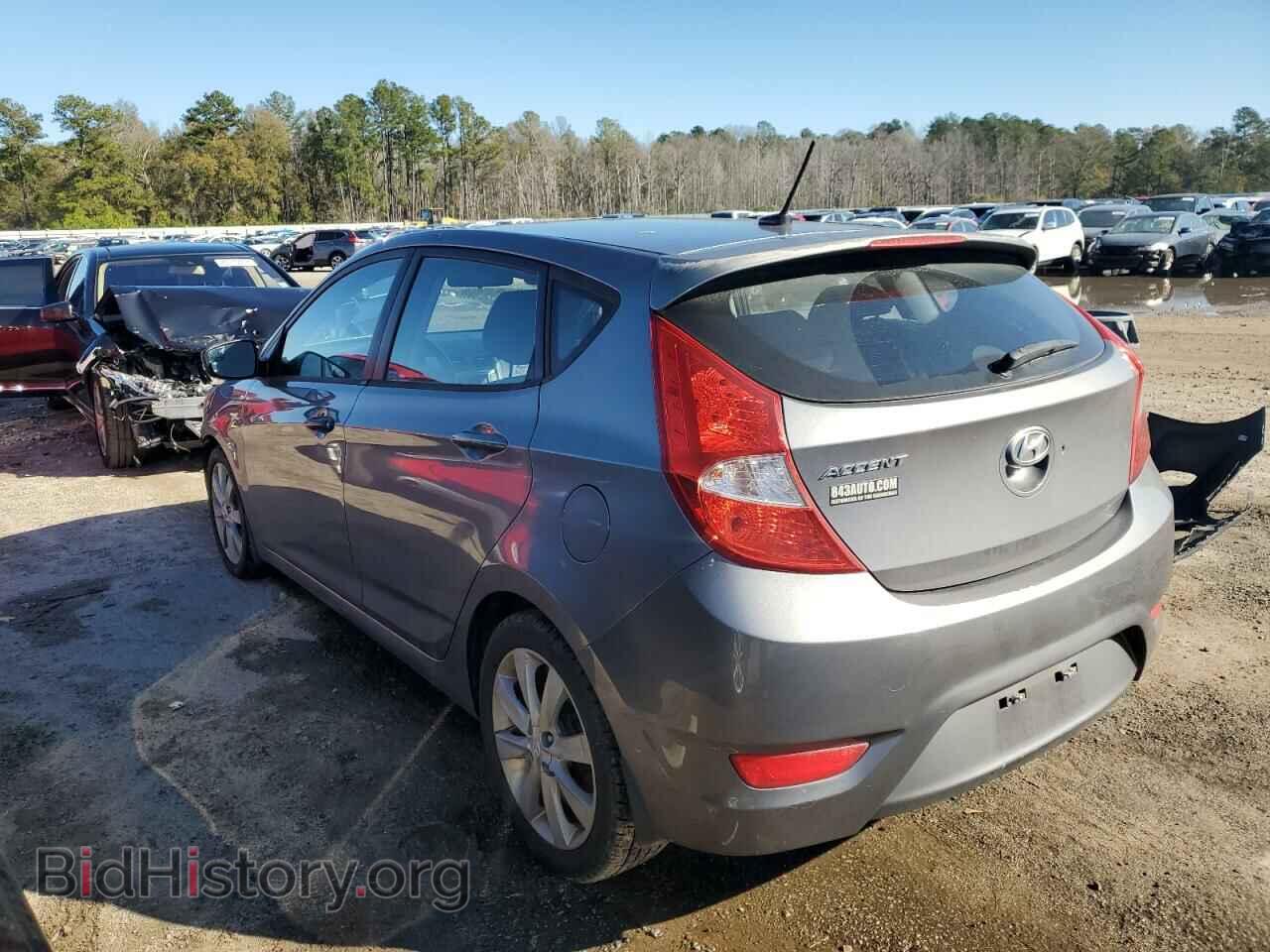 2014 HYUNDAI ACCENT - VIN: KMHCU5AE7EU166200 - Фото 2