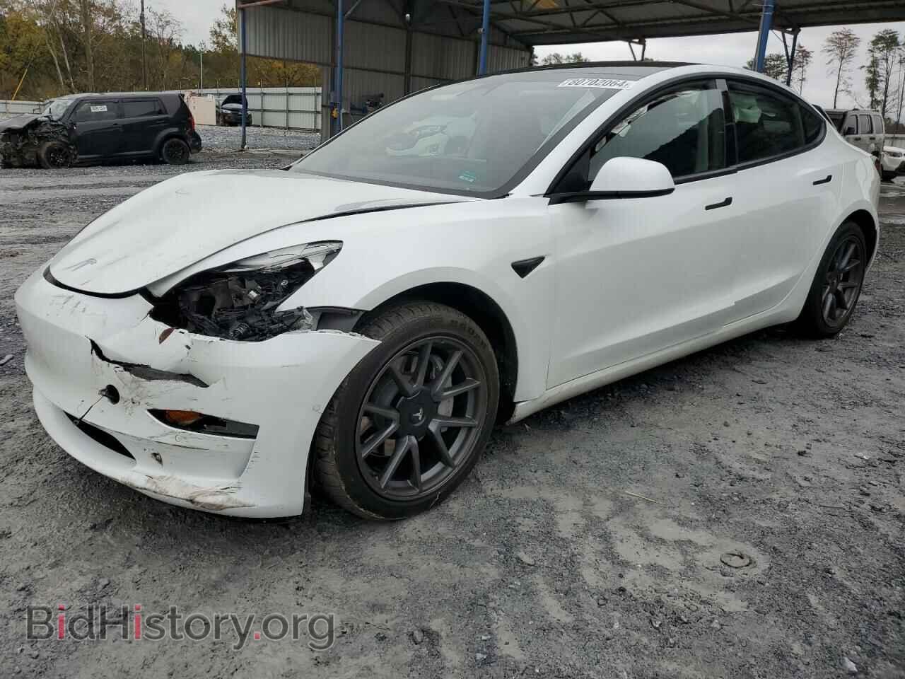 Photo 5YJ3E1EA0MF940523 - TESLA MODEL 3 2021