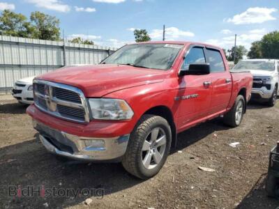 2012 Dodge RAM 1500 SLT, красный — VIN 1C6RD7LT1CS186979, Copart