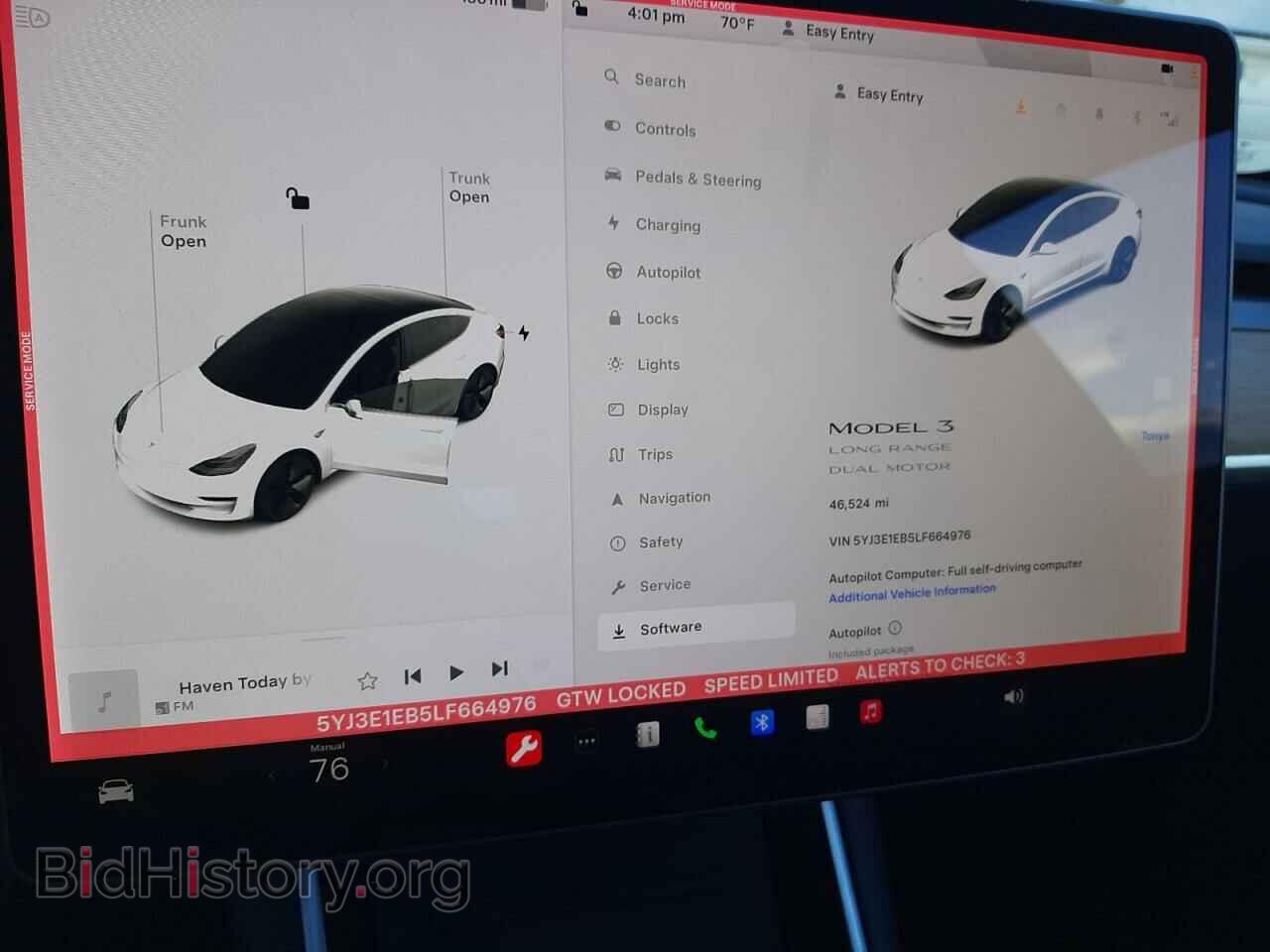 2020 TESLA MODEL 3 - VIN: 5YJ3E1EB5LF664976 - Фото 9