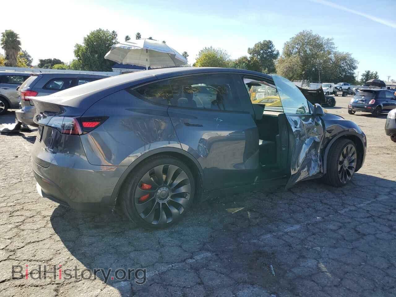 2022 TESLA MODEL Y - VIN: 7SAYGDEF0NF523985 - Фото 3