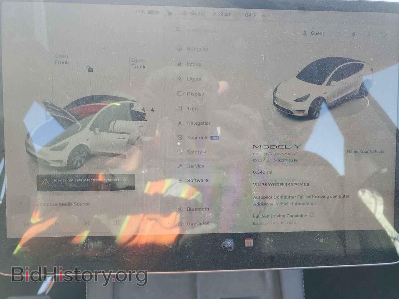 2024 TESLA MODEL Y - VIN: 7SAYGDEE4RA267408 - Photo 9