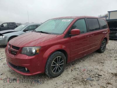 2015 Dodge CARAVAN R/T, красный — VIN 2C4RDGEG7FR594241, Copart