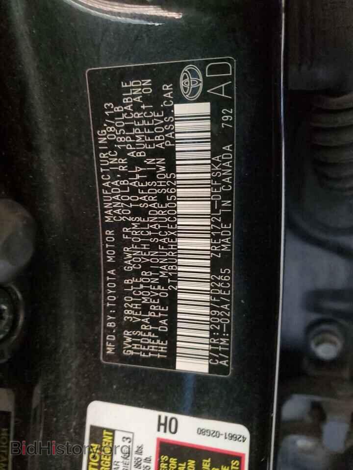 2014 TOYOTA COROLLA - VIN: 2T1BURHEXEC005625 - Photo 12