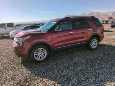 2013 Ford EXPLORER XLT, red — VIN 1FM5K8D80DGA93397, Copart