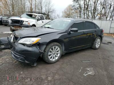 2013 Chrysler 200 Touring, черный — VIN 1C3CCBBB5DN600024, Copart