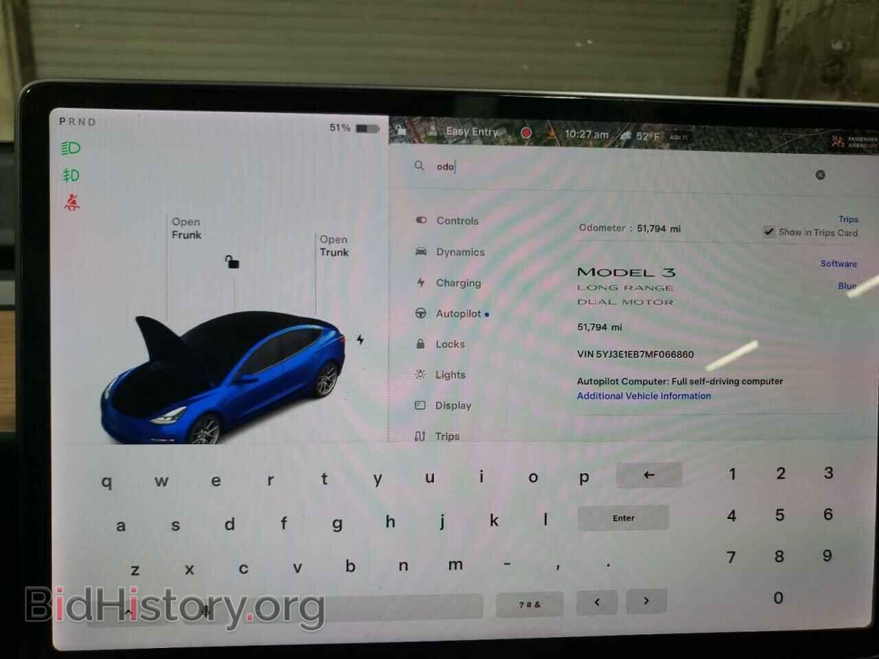 2021 TESLA MODEL 3 - VIN: 5YJ3E1EB7MF066860 - Photo 9