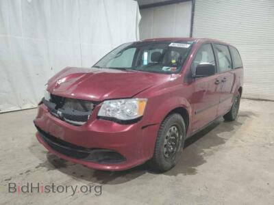 2015 Dodge CARAVAN SE, красный — VIN 2C4RDGBG7FR643622, Copart