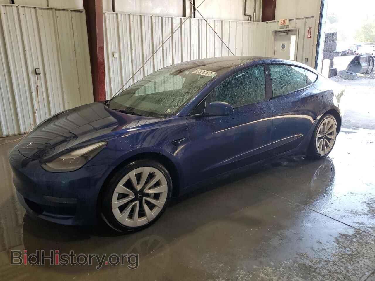 Photo 5YJ3E1EA6NF371968 - TESLA MODEL 3 2022
