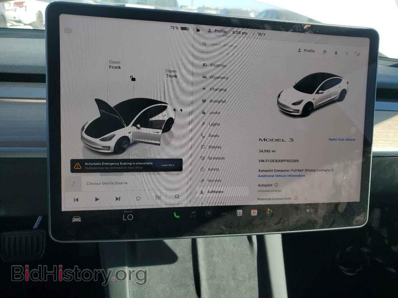 2023 TESLA MODEL 3 - VIN: 5YJ3E1EA9PF603269 - Photo 9