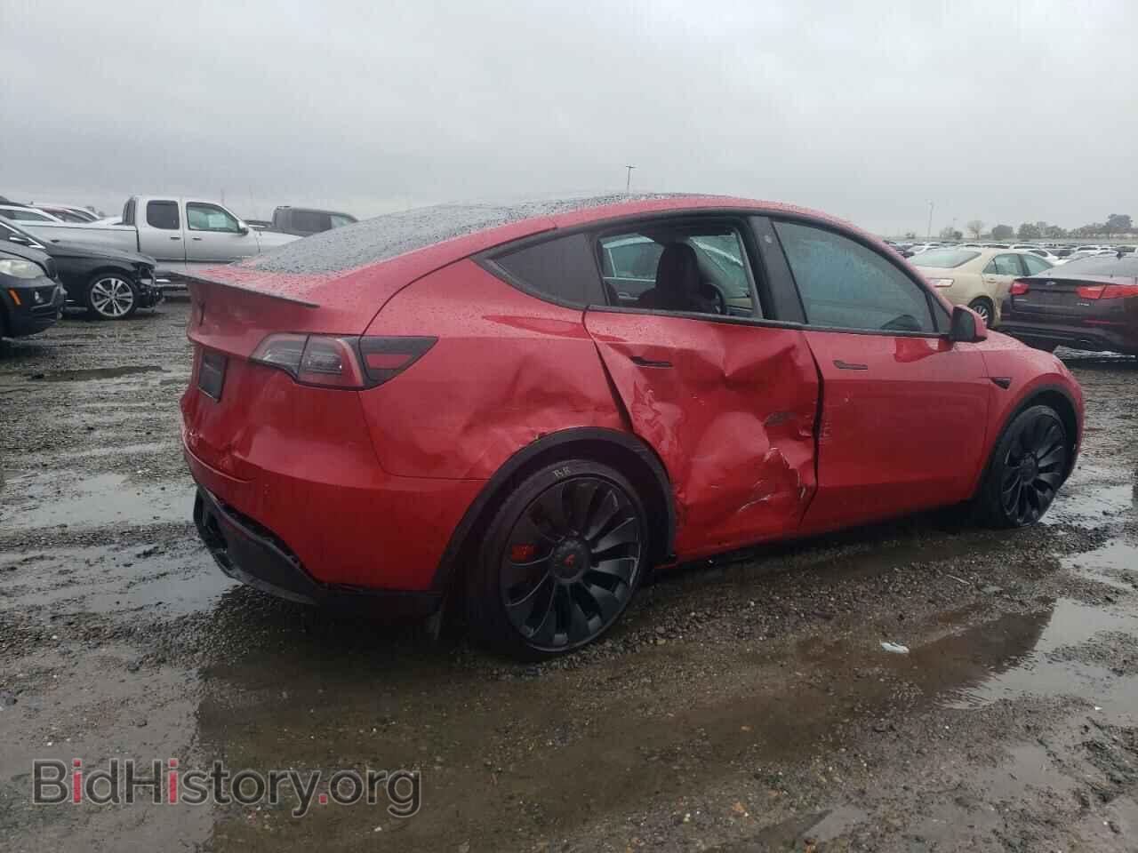 2022 TESLA MODEL Y - VIN: 7SAYGDEFXNF561451 - Фото 3