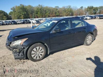 2011 Honda ACCORD LX, черный — VIN 1HGCP2F31BA071907, Copart