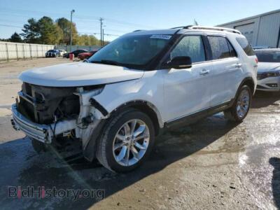 2013 Ford EXPLORER XLT, белый — VIN 1FM5K8D89DGA37751, Copart