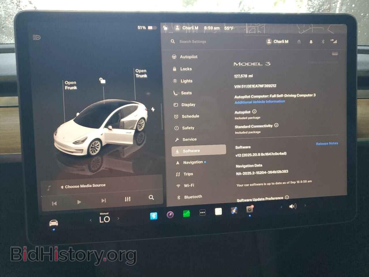 2022 TESLA MODEL 3 - VIN: 5YJ3E1EA7NF369212 - Photo 9