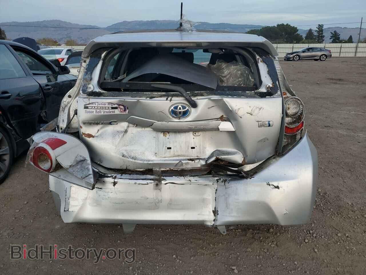 2012 TOYOTA PRIUS - VIN: JTDKDTB3XC1010247 - Фото 6