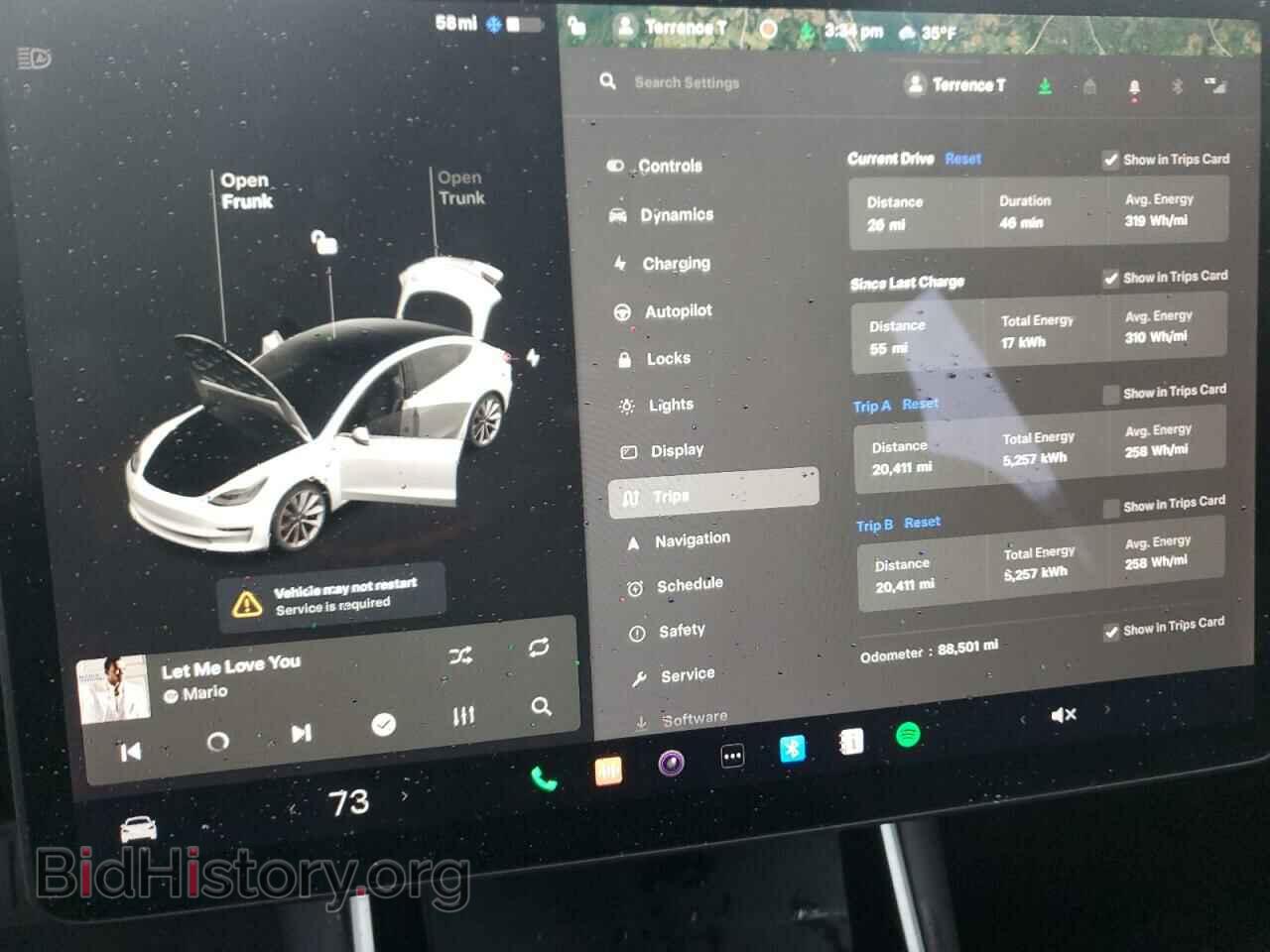 2020 TESLA MODEL 3 - VIN: 5YJ3E1EA6LF614224 - Photo 9