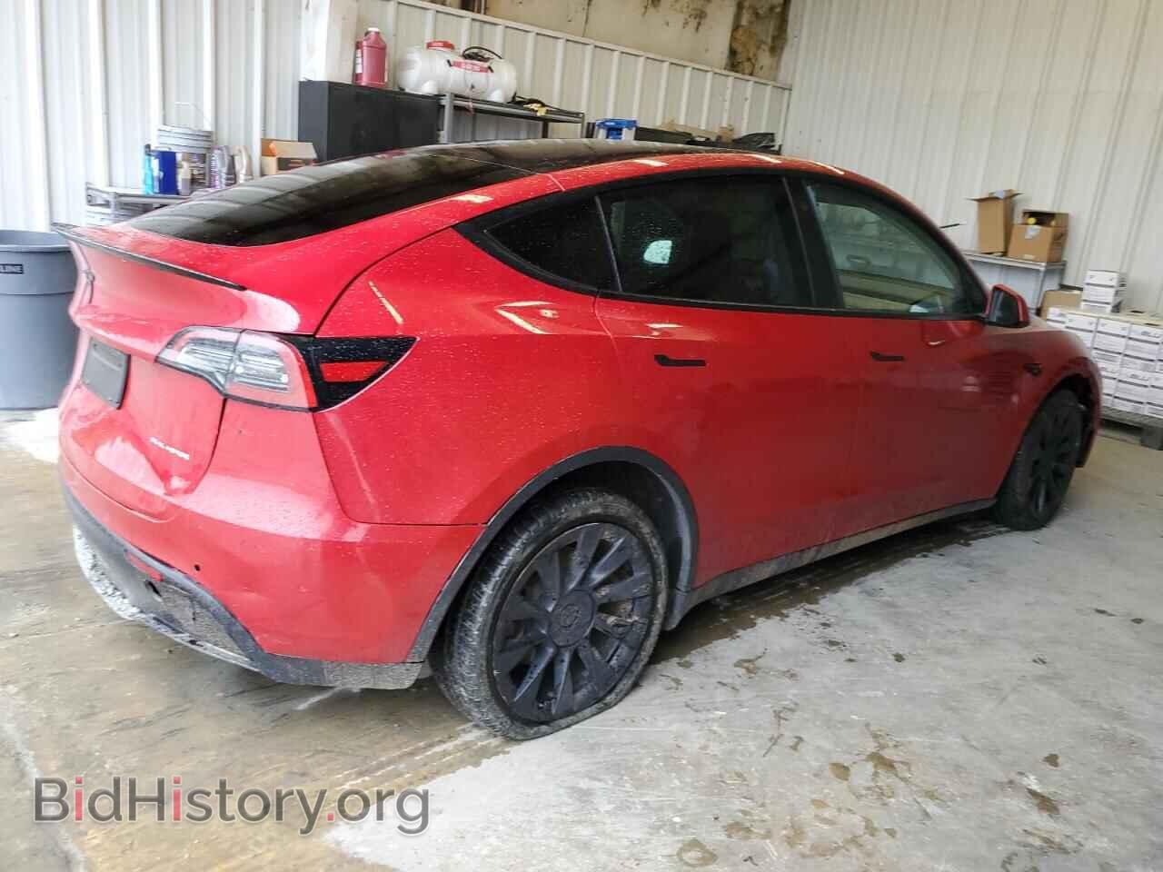2022 TESLA MODEL Y - VIN: 7SAYGDEE2NF387530 - Фото 3