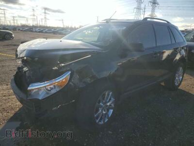 2012 Ford EDGE SEL, черный — VIN 2FMDK3JCXCBA68455, Copart
