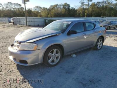 2013 Dodge AVENGER SE, silver — VIN 1C3CDZAB1DN645517, Copart