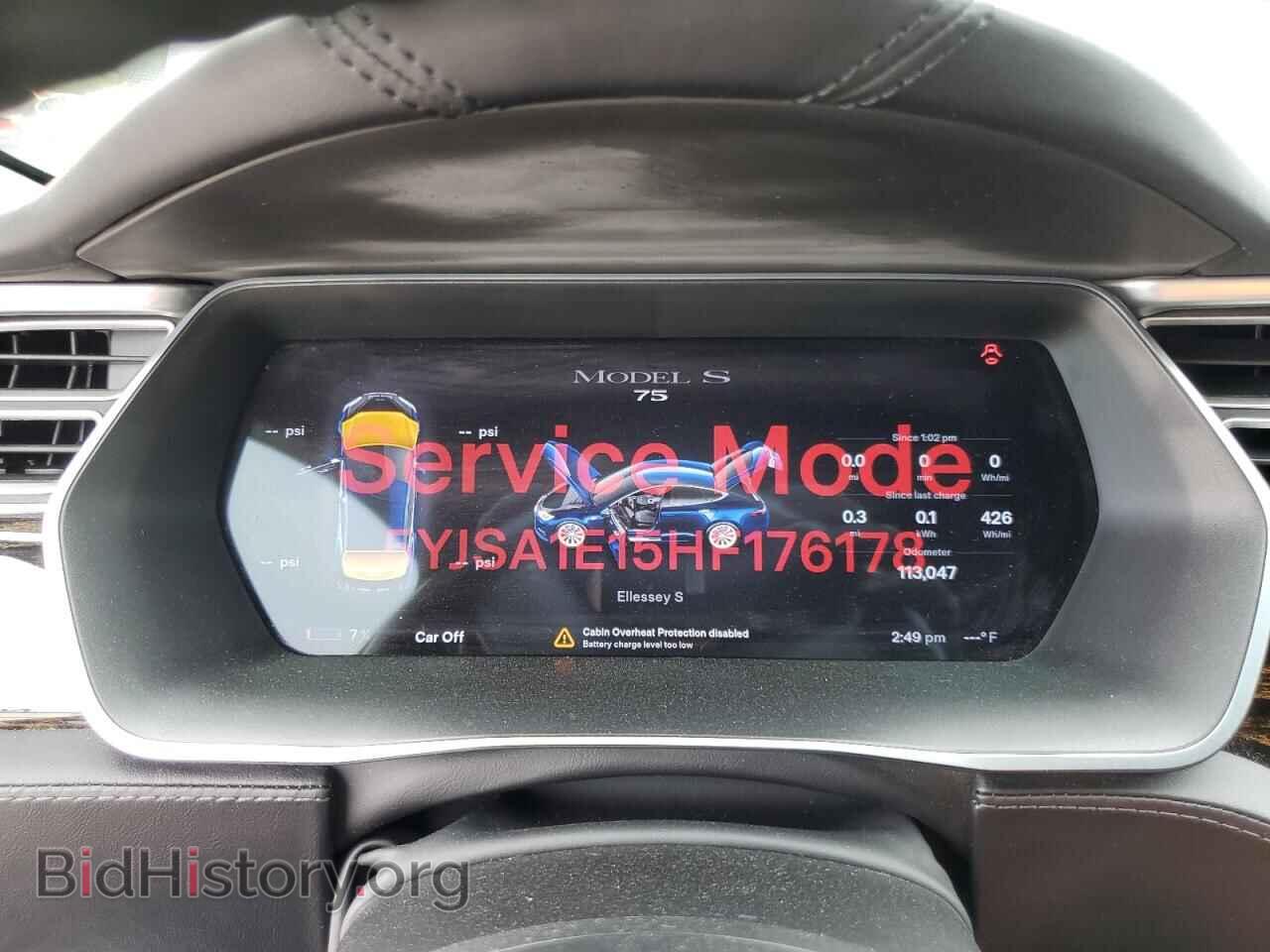 2017 TESLA MODEL S - VIN: 5YJSA1E15HF176178 - Photo 9